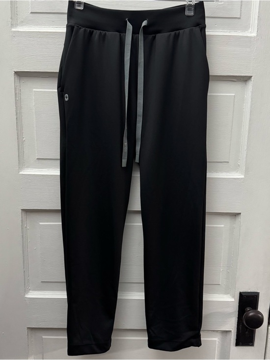Pants - FIGS Black Jogger Scrub Pants Stretch Tapered Medical Small